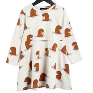 Mini Rodini Walrus Dress - NWT! Size 2-3Y